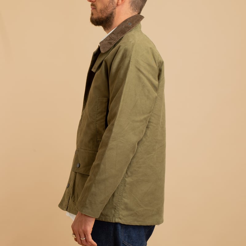 F2361 Heavy Moleskin Riding Jacket Olive