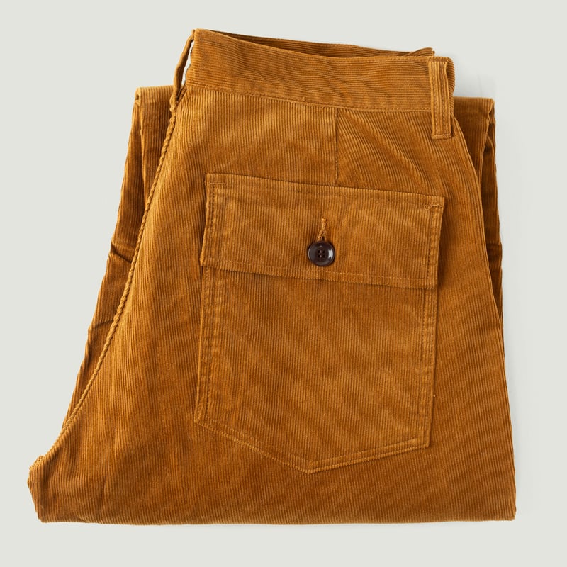 F0523 Corduroy Bush Pants Khaki