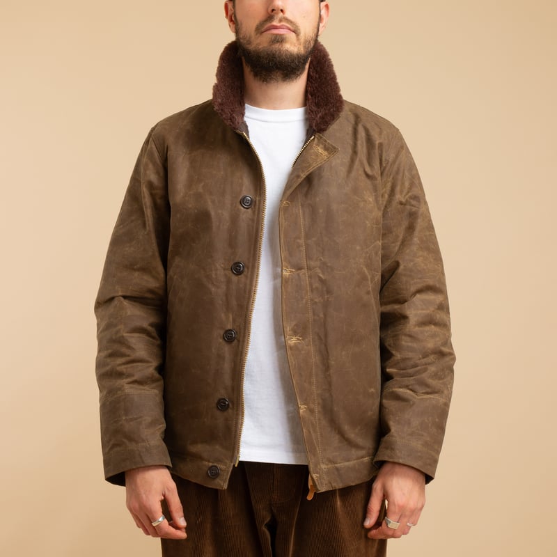 New Deck Jacket Dark Tan