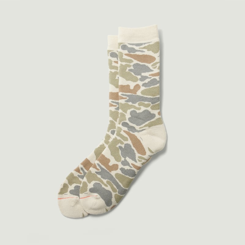 Camo Pile Crew Socks Pastel
