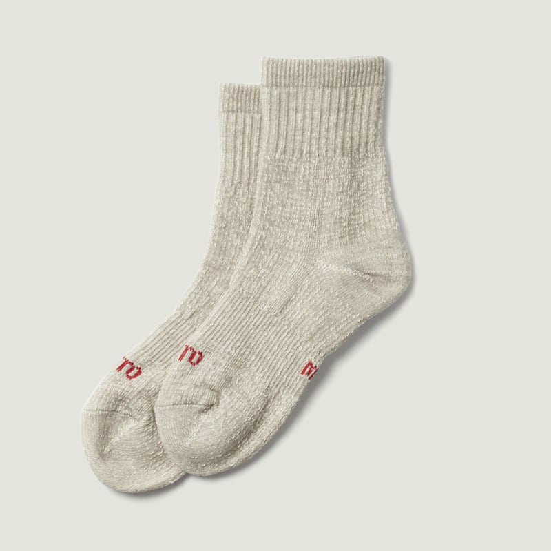 Double Face Mid Socks Gray