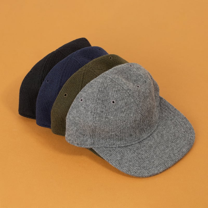 Recycle W/P 6 Panel Knit Cap Dark Gray