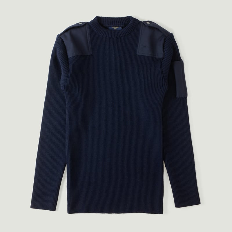 THE MINOR / Military Navy Officer Sweater