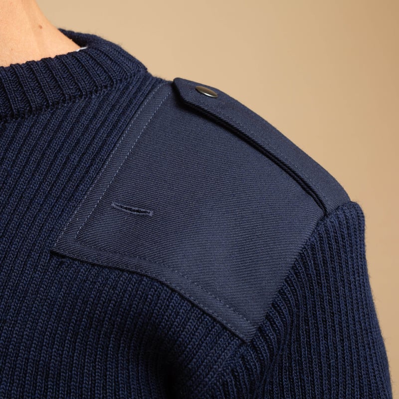 THE MINOR / Military Navy Officer Sweater