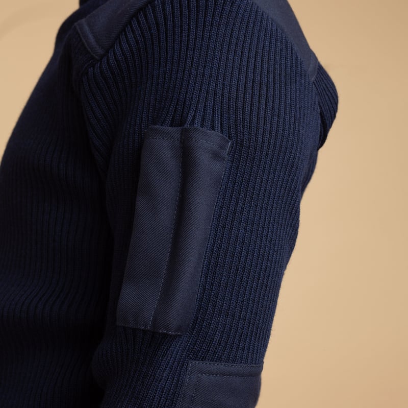 THE MINOR / Military Navy Officer Sweater