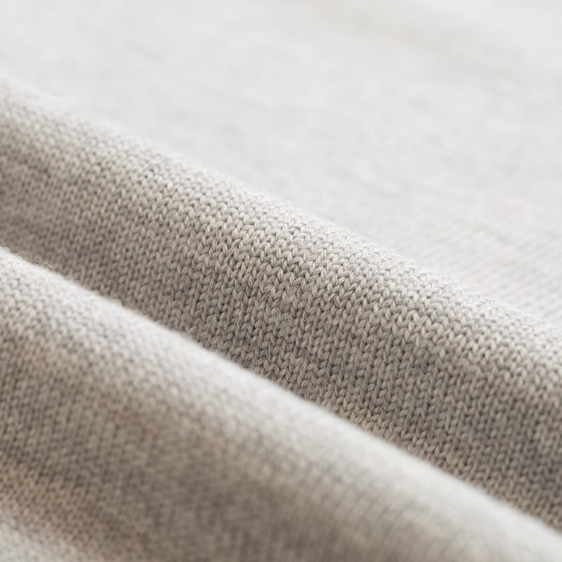 Light Gray Wool Turtleneck Sweater