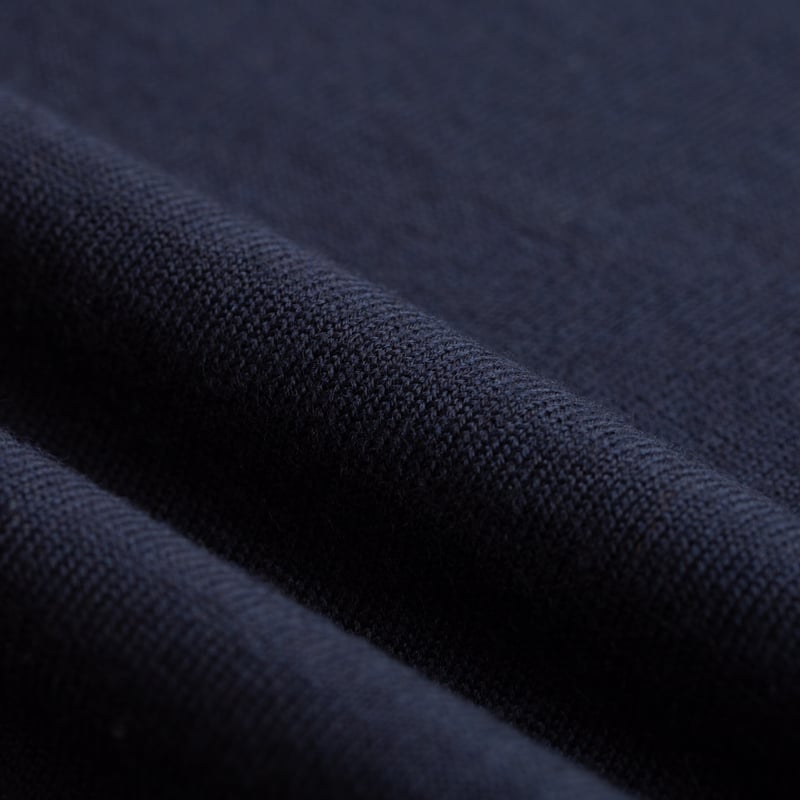 Navy Merino Turtleneck Sweater