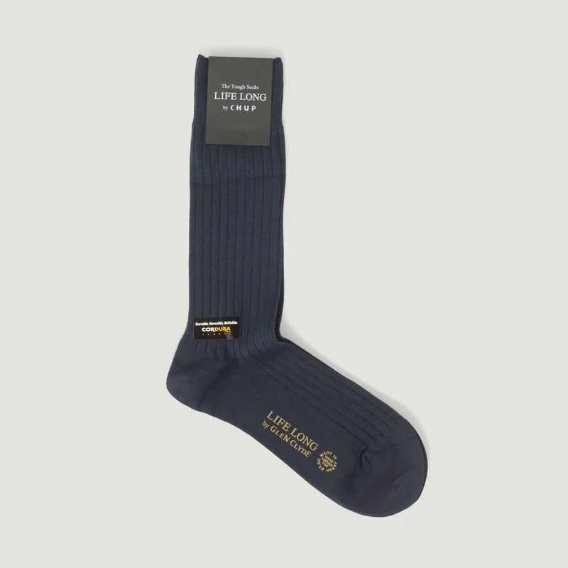 "Life Long" TS-5 Navy Socks