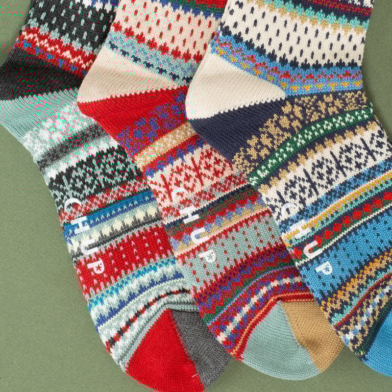 Snow Drop Scarlet Socks