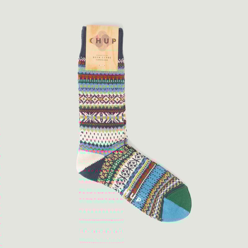 Snow Drop Dark Blue Socks