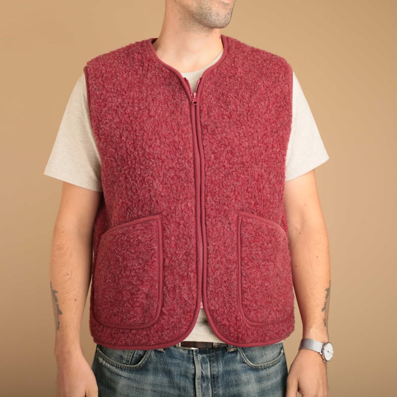 Pepitco Vest Dark Red