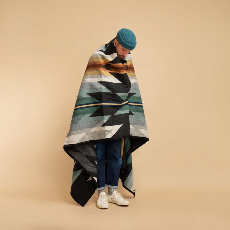 Wyeth Trail Oxford Jacquard Blanket