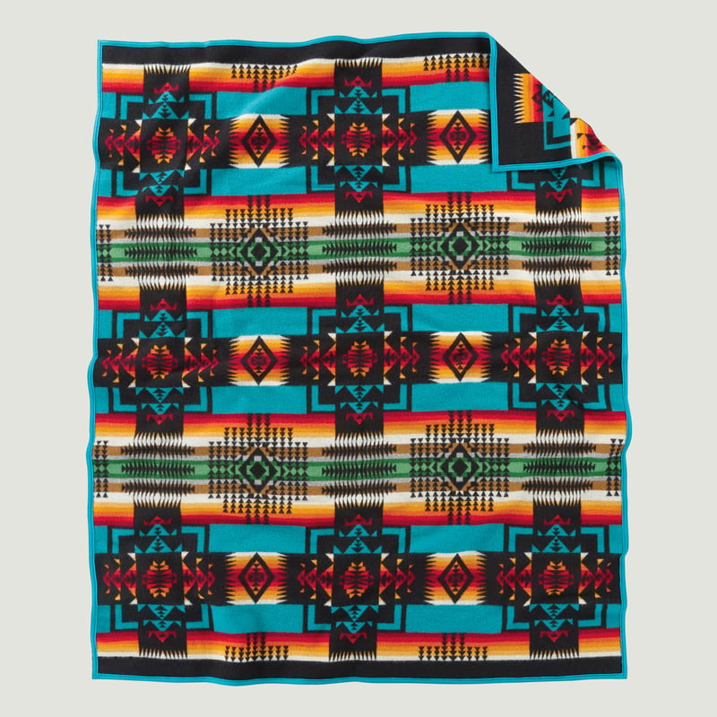 Grande Couverture Chief Joseph Jacquard Black