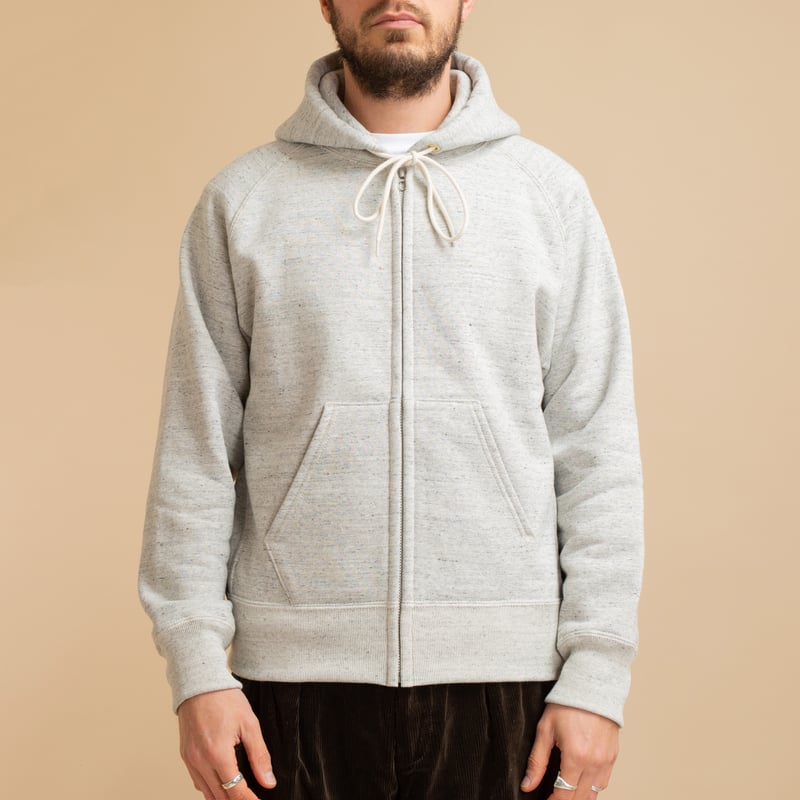 XX DEVELOPMENT / "SURE MFG" Zip Corn Head Hoodie Silverado