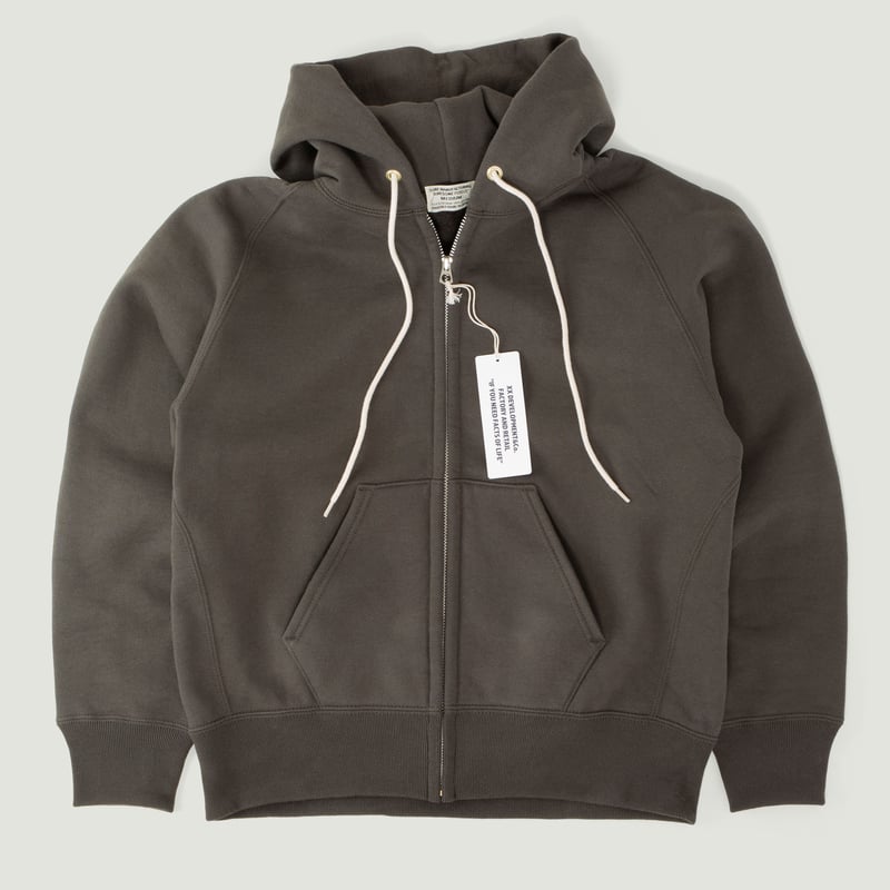 "Sure MFG" Zip Corn Head Hoodie in Ink Black