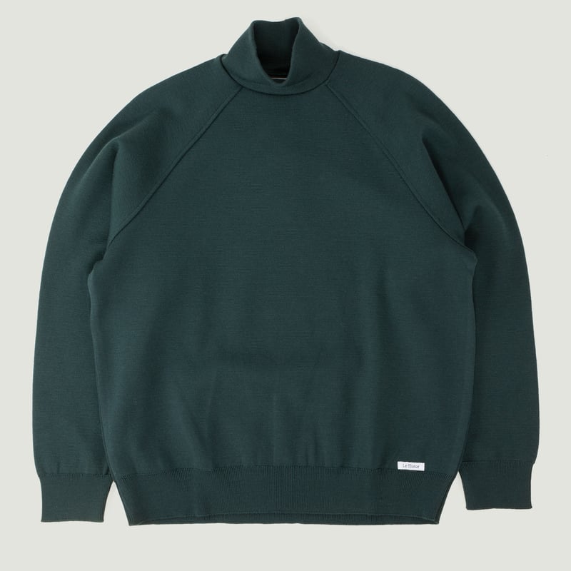 Dark Green Milano Turtleneck Sweater