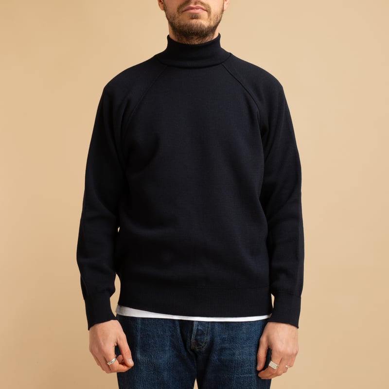 Pull Col Cheminée Milano Marine