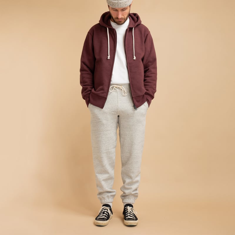 GG Full-Zip Sweat Parka Mahogany