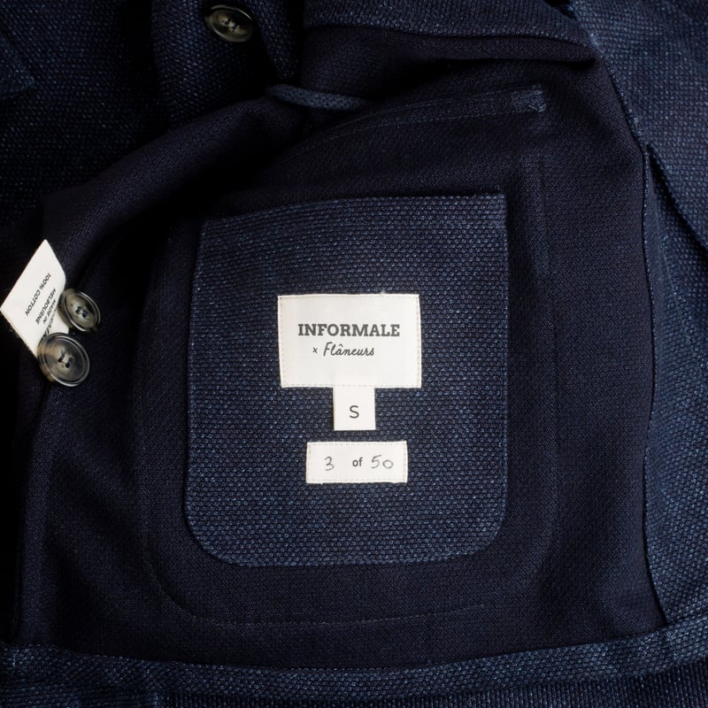 INFORMALE X FLÂNEURS / J002 Indigo Sashiko Jungle Jacket