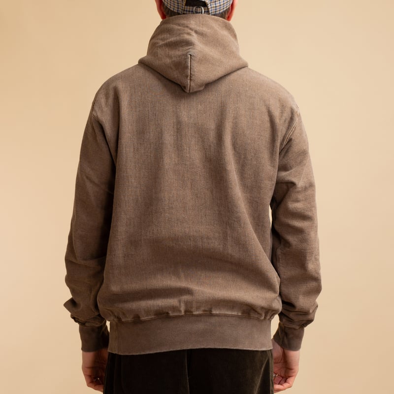 Heavy Pullover Hood Sweat P-Brown