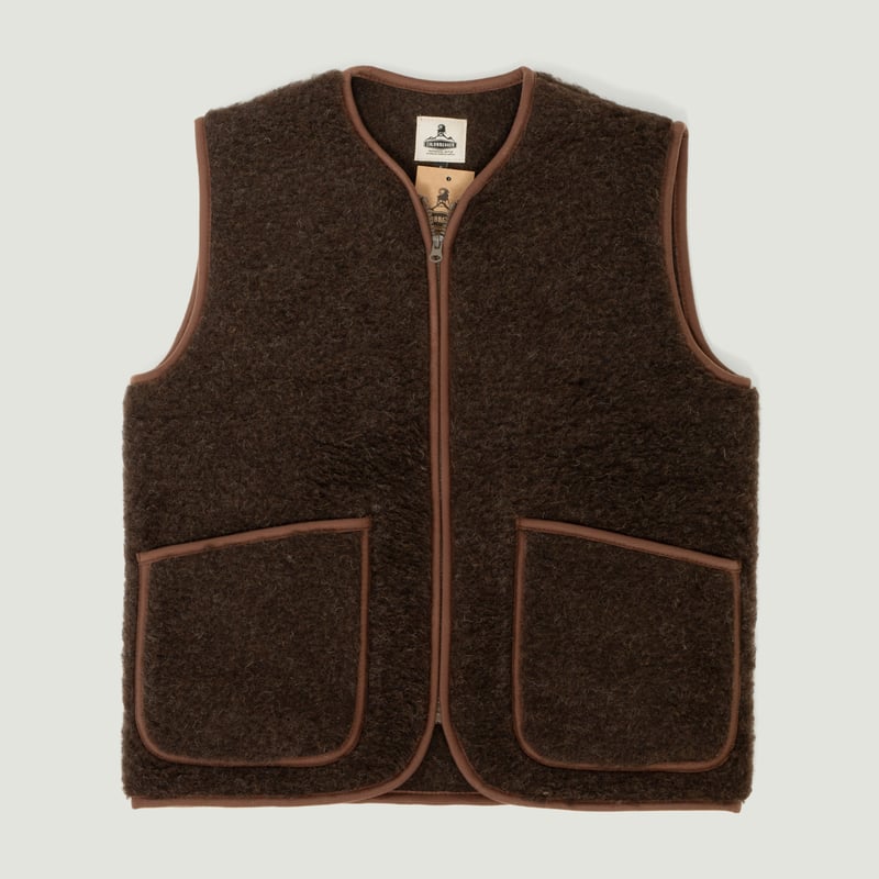 Pepitko Vest Dark Brown