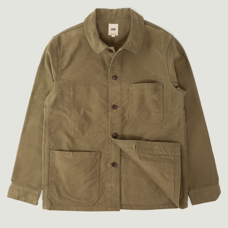 French Moleskin Jacket Olive