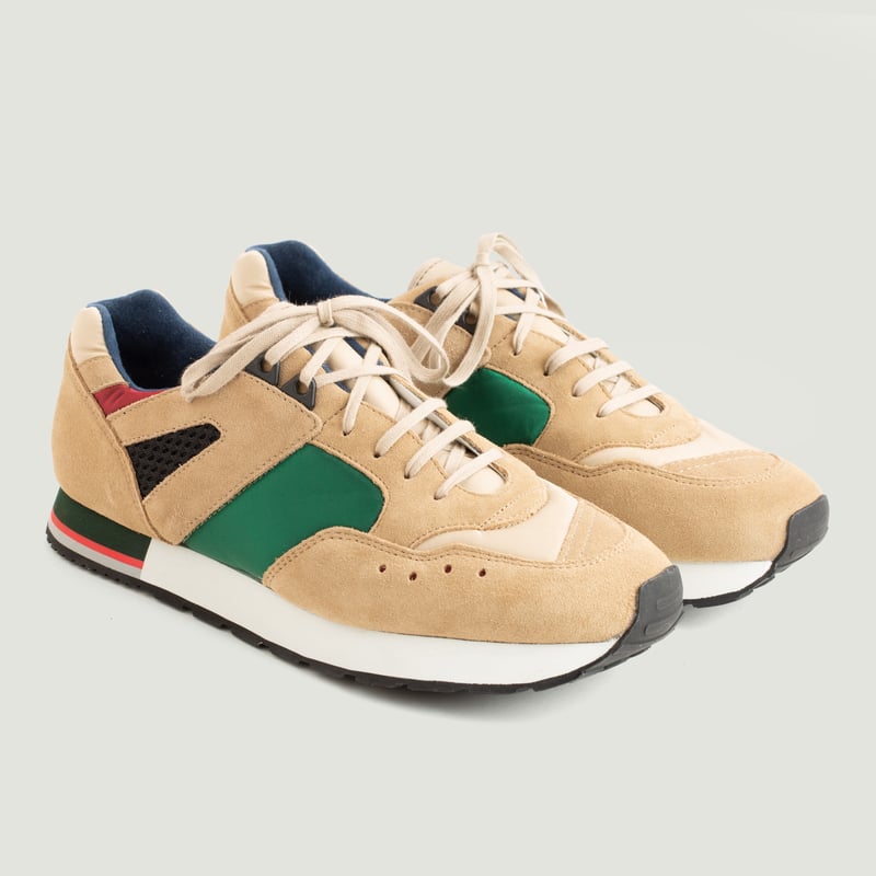 French Military Trainer Green/Beige