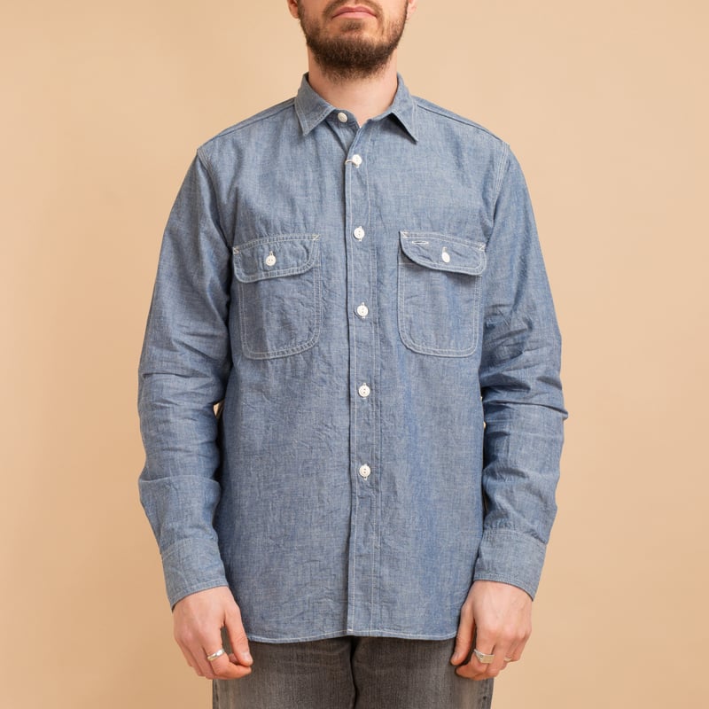 F3494 Chambray Work Shirt