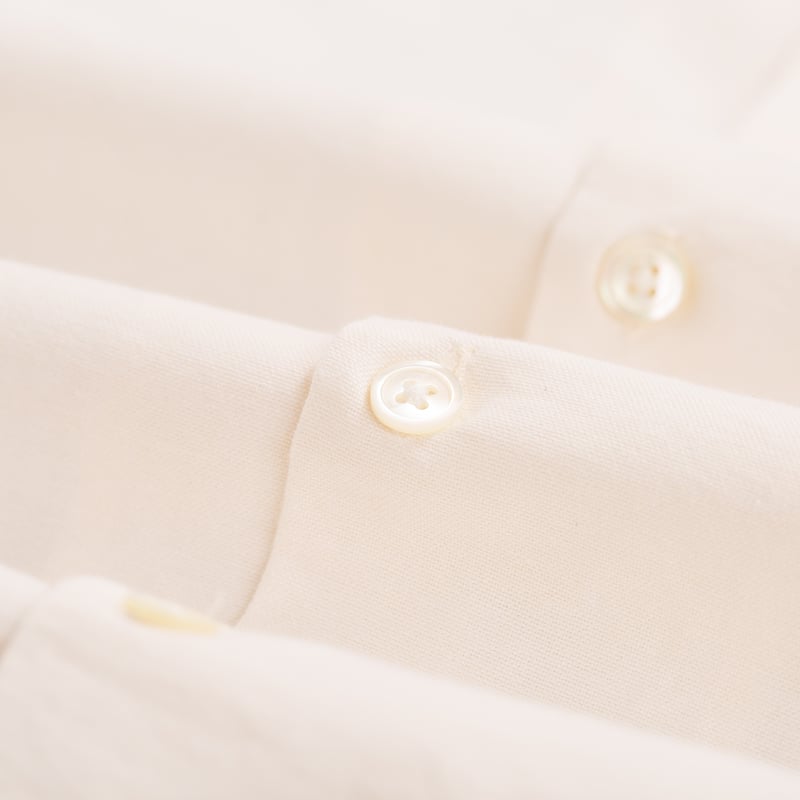 S/S Belavista Camp Collar Off White