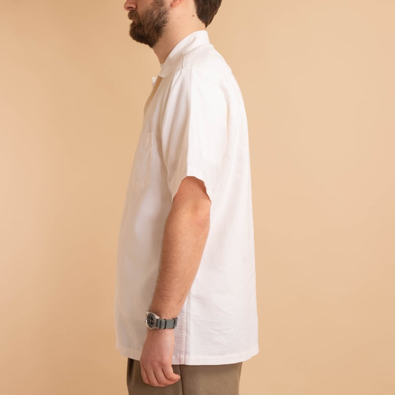 S/S Belavista Camp Collar Off White