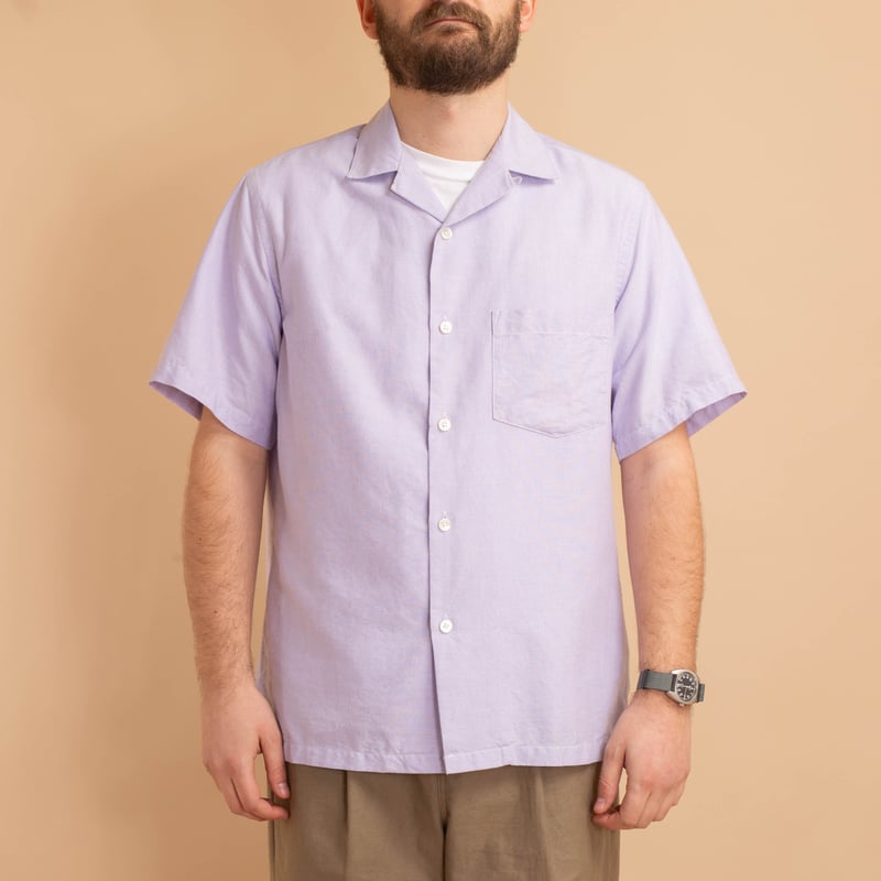 S/S Belavista Camp Collar Lavender