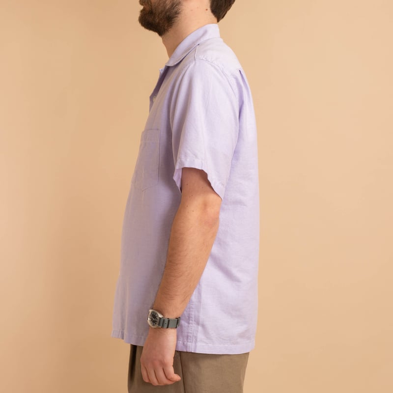 S/S Belavista Camp Collar Lavender