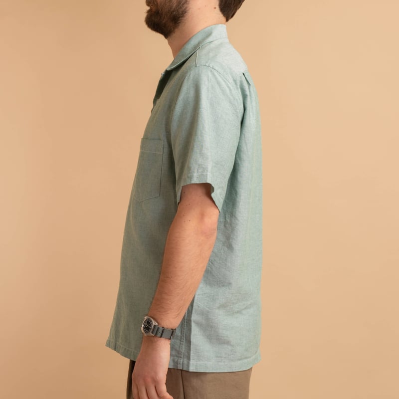 S/S Belavista Camp Collar Green