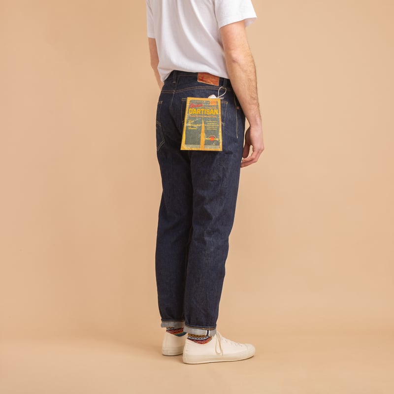 SD-808 15oz Relax Tapered Natural Indigo Selvedge Denim