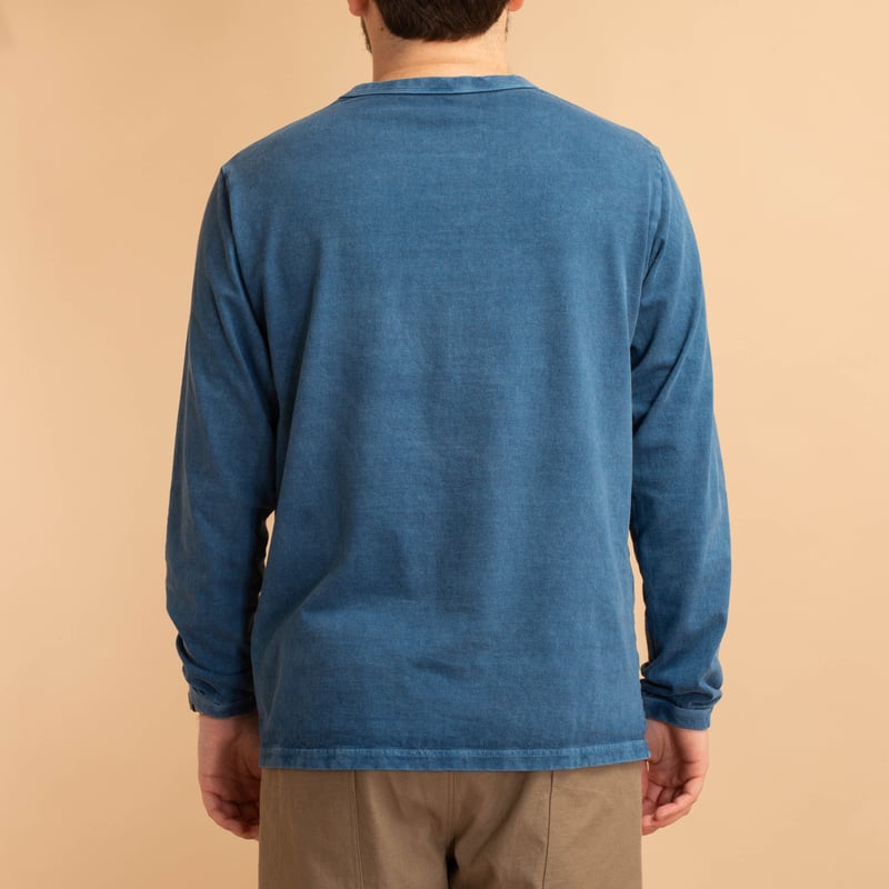 L/S Pocket T-Shirt Fade Blue