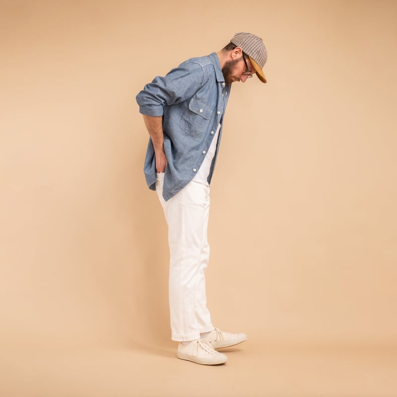5 Pocket White Denim
