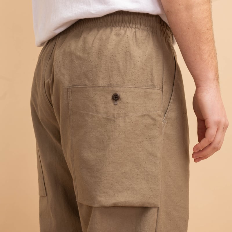 JACKMAN / Back Nep Umps Pants Sepia