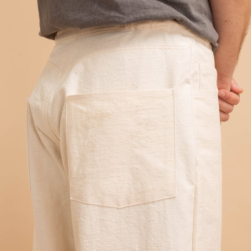 Back Nep Baggy Pants Kinari