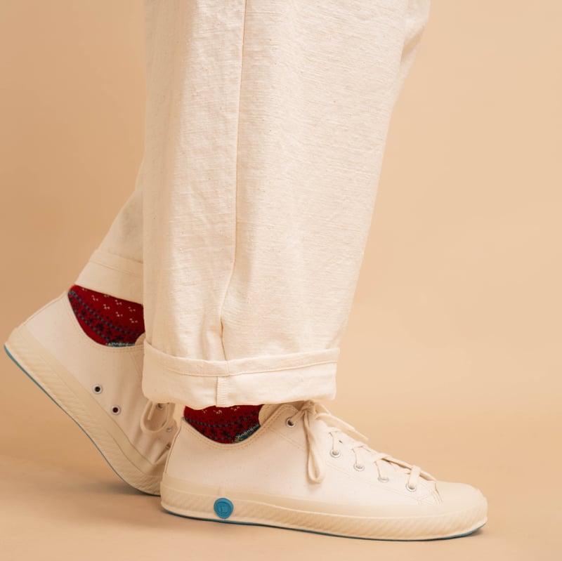 Back Nep Baggy Pants Hem