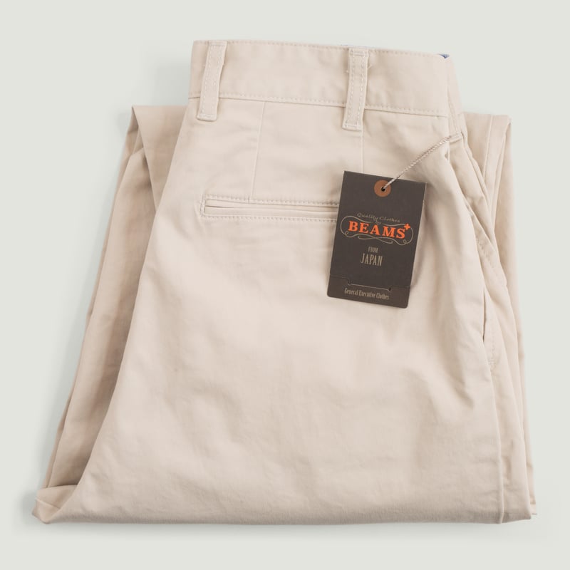 2 Pleats Twill Trousers Cement