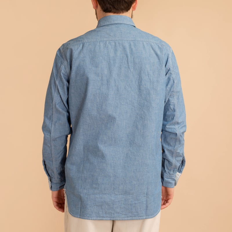 Chambray Work Shirt Sax