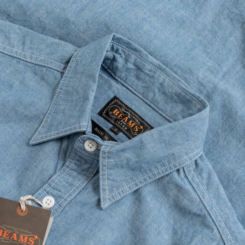 Chambray Work Shirt Sax