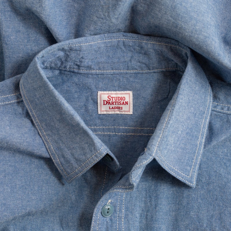 STUDIO D'ARTISAN LADIES / SDL-5016A Chambray Work Shirt