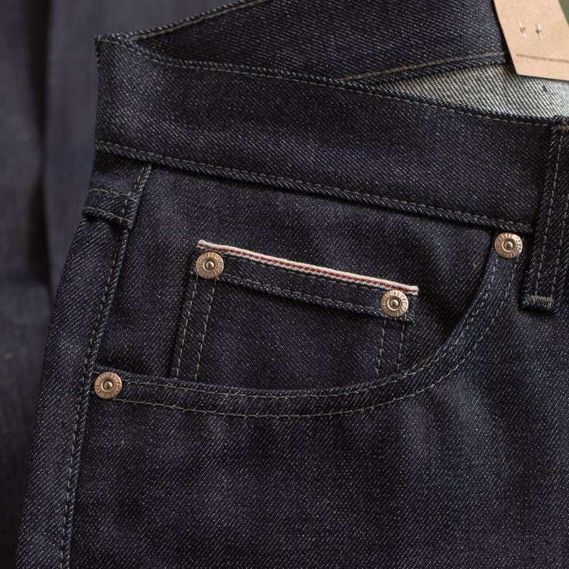 Image_Flâneurs_NAKED & FAMOUS / TrueGuy Indigo détail-coin-pocket