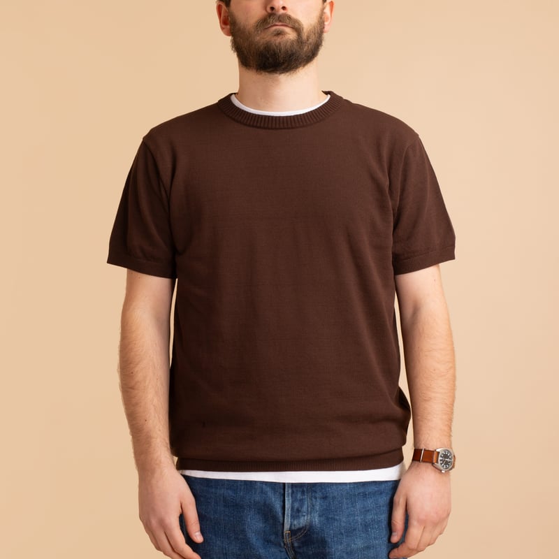 Ice Cotton Crewneck Brown