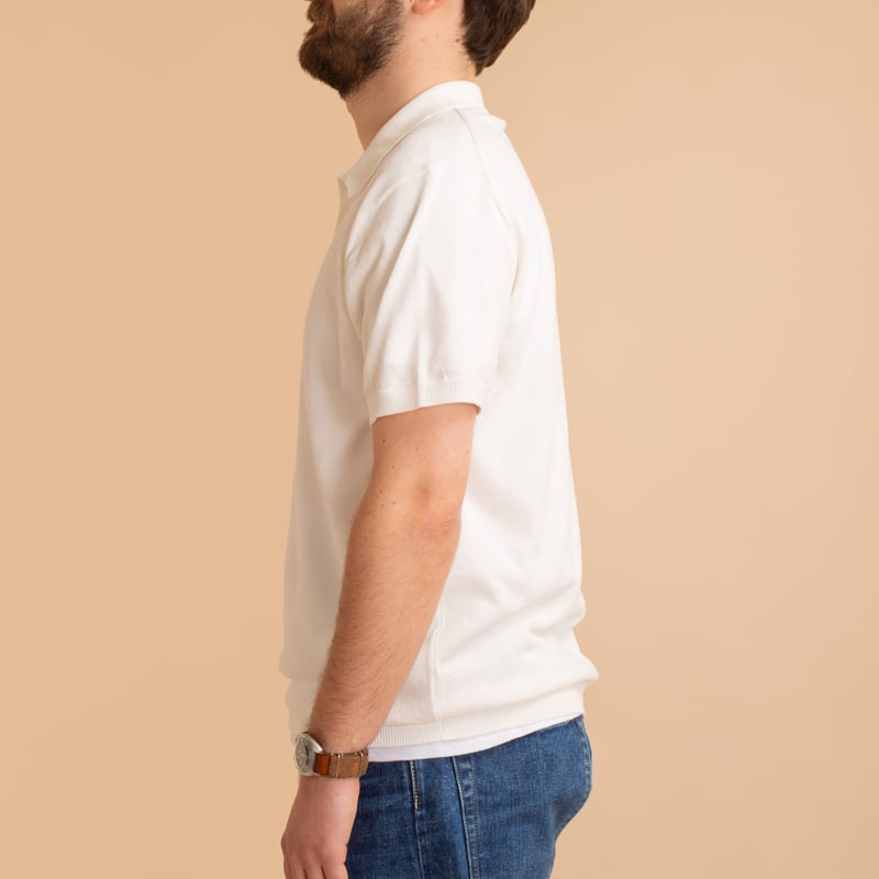 Ice Cotton Turtleneck Off-White