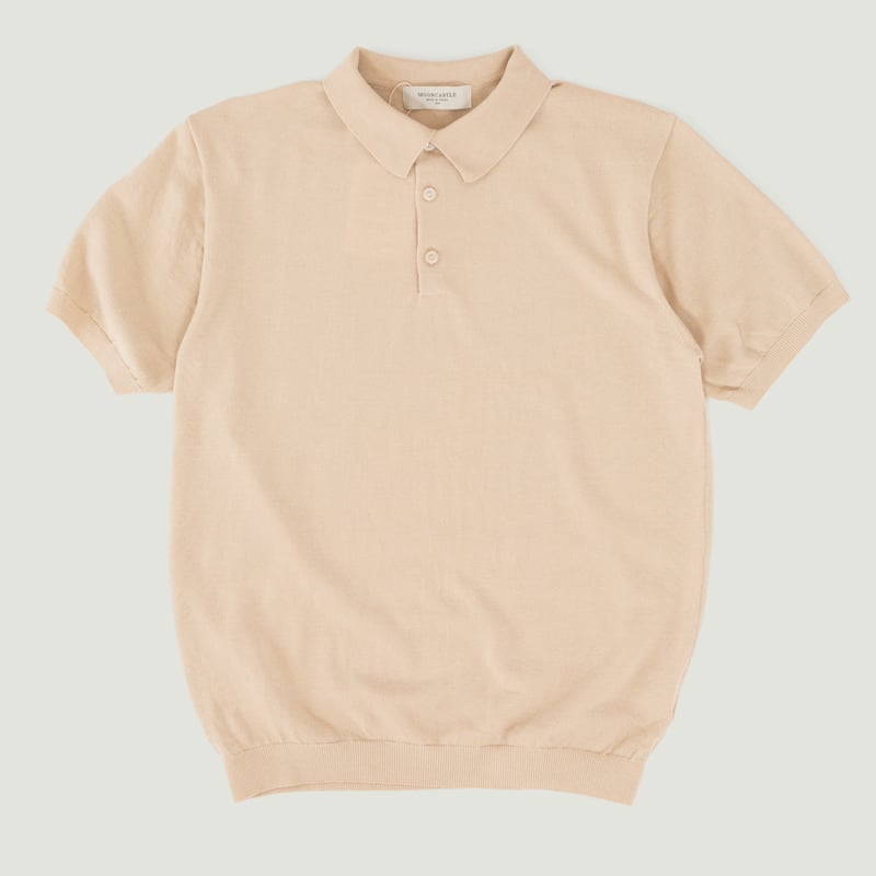 Ice Cotton Turtleneck Latte Beige