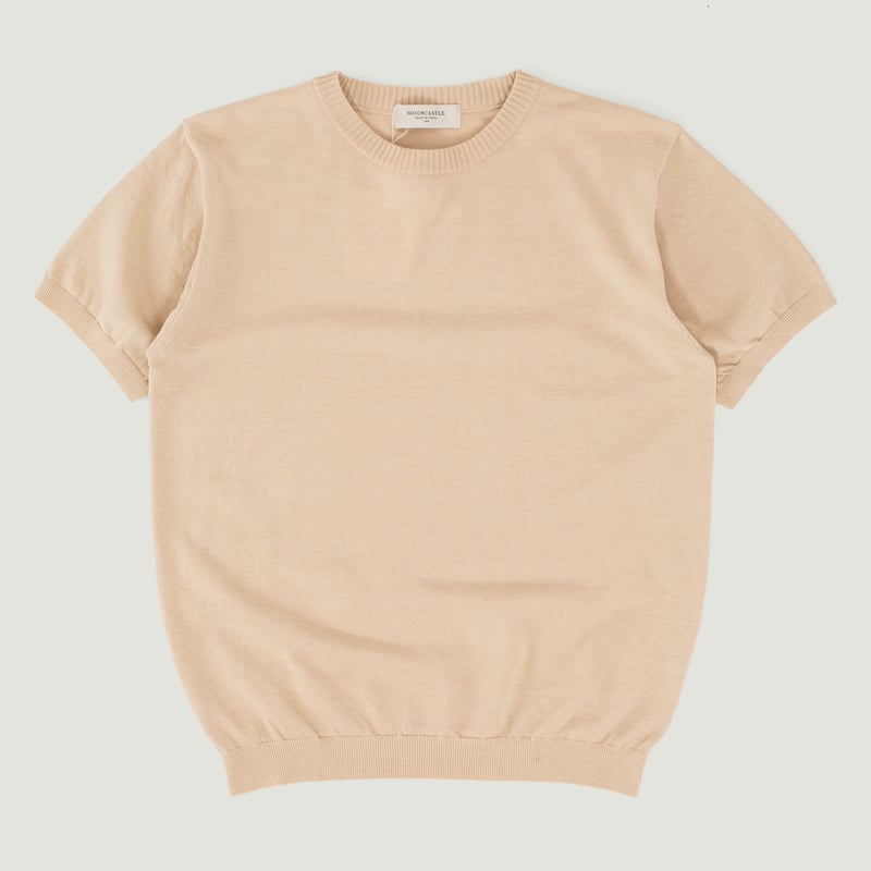 Ice Cotton Crewneck Latte Beige