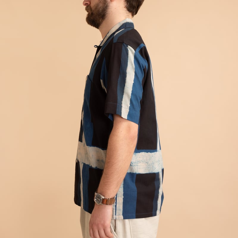 KARDO x FLÂNEURS / S/S Shirt BP119 Indigo