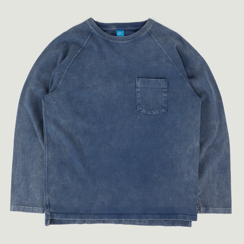 L/S Heavy Raglan Pocket Tee VD-Navy